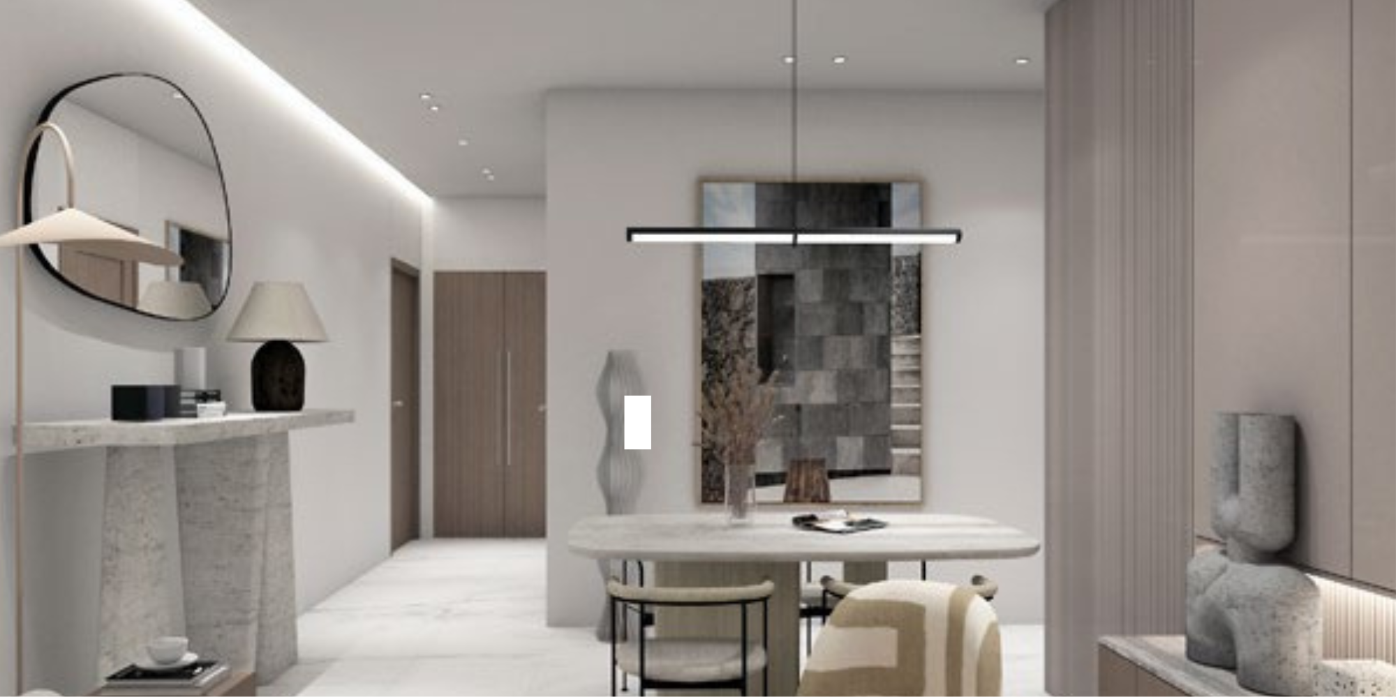 Vue séjour Résidence Habiba